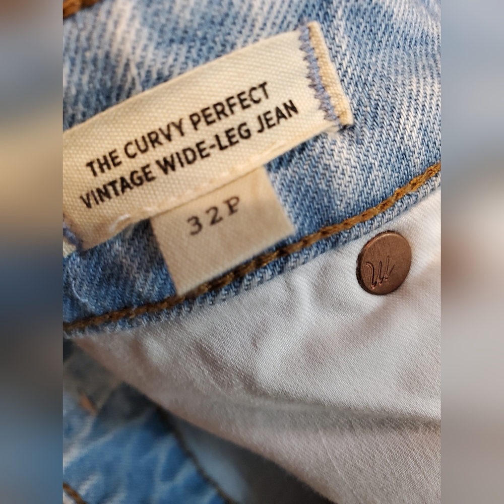 Madewell Curvy Perfect Vintage Wide-Leg Jean - Picture 12 of 16